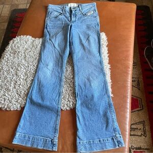 Western Stuff Yoke Light Blue Denim Jeans 30x34